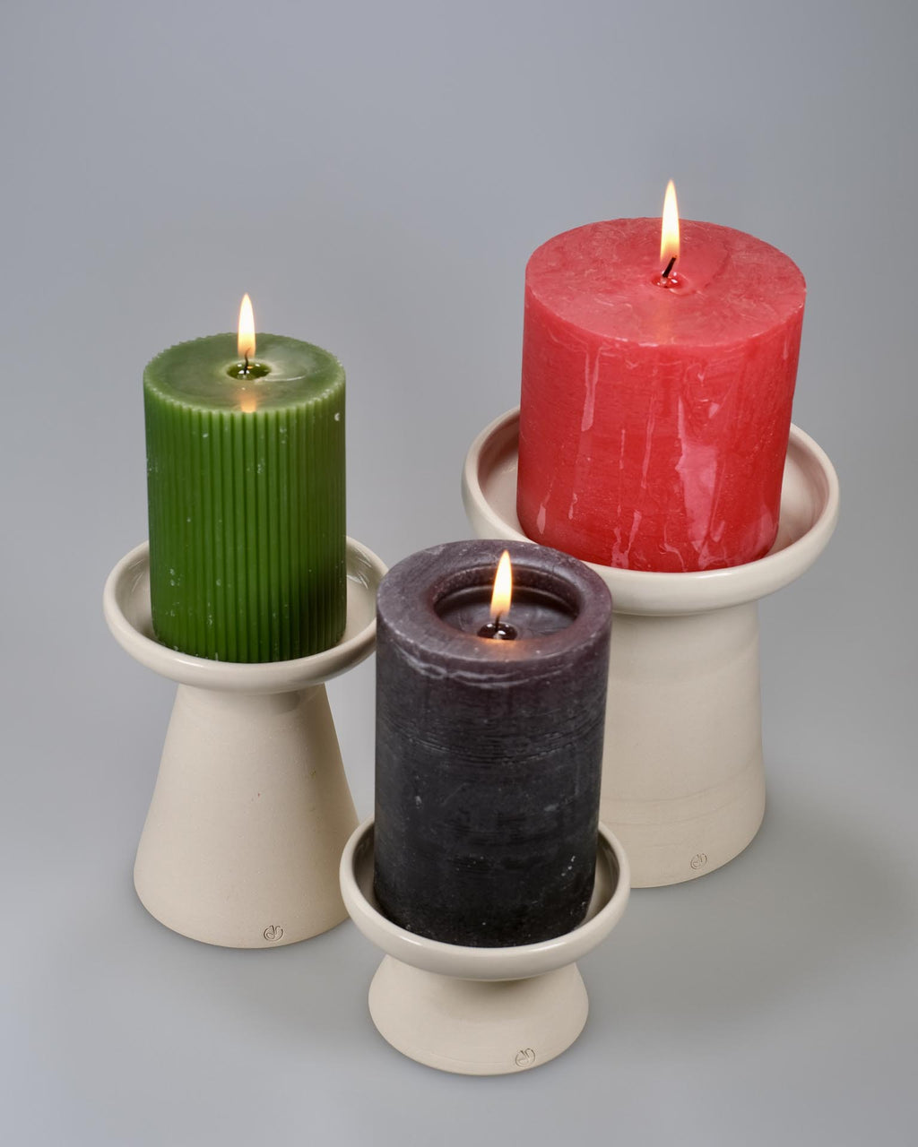 Kerzenständer Set Trio